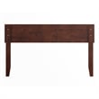 Orlando Full Modern Wood Panel Headboard in Walnut