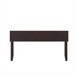 Orlando Queen Modern Wood Panel Headboard in Espresso