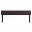 Orlando King Modern Wood Panel Headboard in Espresso