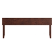 Orlando King Modern Wood Panel Headboard in Walnut