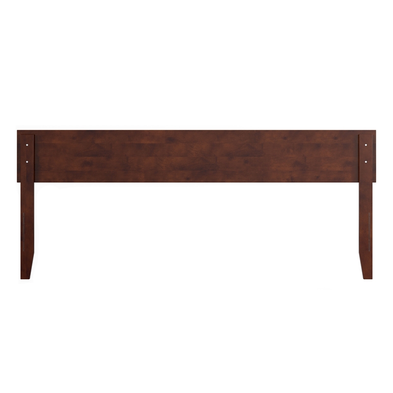 Orlando King Modern Wood Panel Headboard in Walnut