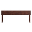 Orlando King Modern Wood Panel Headboard in Walnut