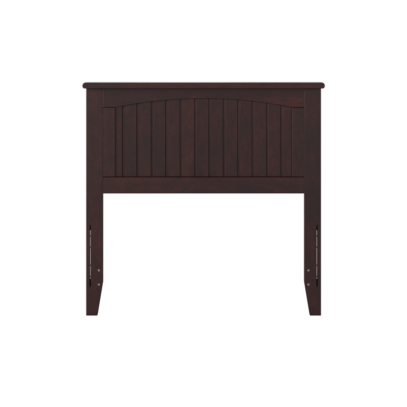 Nantucket Twin Wood Panel Headboard in Espresso