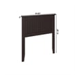 Nantucket Twin Wood Panel Headboard in Espresso