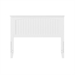 Nantucket Full Wood Panel Headboard in White