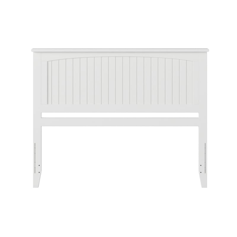 Nantucket Queen Wood Panel Headboard in White