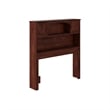 AFI Newport Twin Wood Bookcase Headboard in Walnut