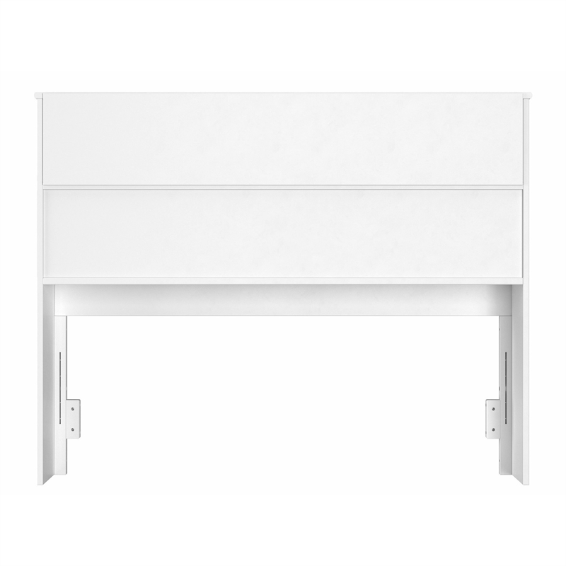 AFI Newport Full Wood Bookcase Headboard in White