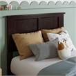 Madison Twin Solid Wood Panel Headboard in Espresso