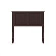 Madison Twin Solid Wood Panel Headboard in Espresso