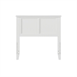 Madison Twin Solid Wood Panel Headboard in White