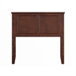 Madison Twin Solid Wood Panel Headboard in Walnut