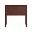 Madison Twin Solid Wood Panel Headboard in Walnut