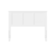 Madison Full Solid Wood Panel Headboard in White