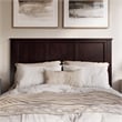 Madison Queen Solid Wood Panel Headboard in Espresso