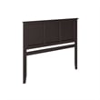 Madison Queen Solid Wood Panel Headboard in Espresso