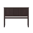 Madison Queen Solid Wood Panel Headboard in Espresso