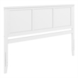 Madison King Solid Wood Panel Headboard in White