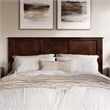 Madison King Solid Wood Panel Headboard in Walnut
