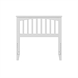 Mission Twin Wood Headboard in White