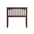Mission Twin Wood Headboard in Walnut