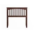 Mission Twin Wood Headboard in Walnut