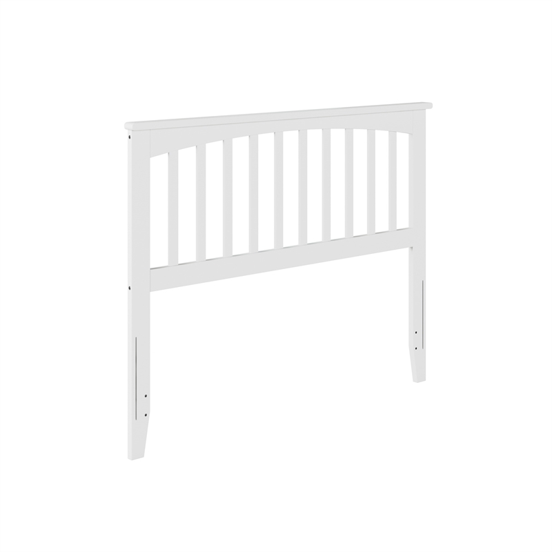Mission Full Wood Headboard in White