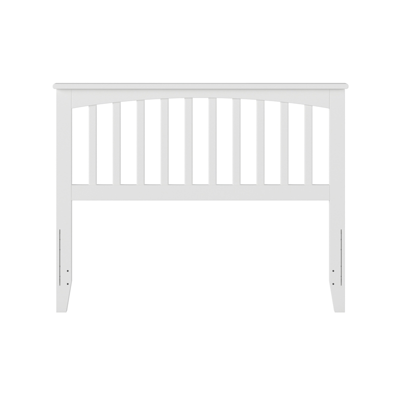 Mission Full Wood Headboard in White