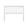 Mission Full Wood Headboard in White