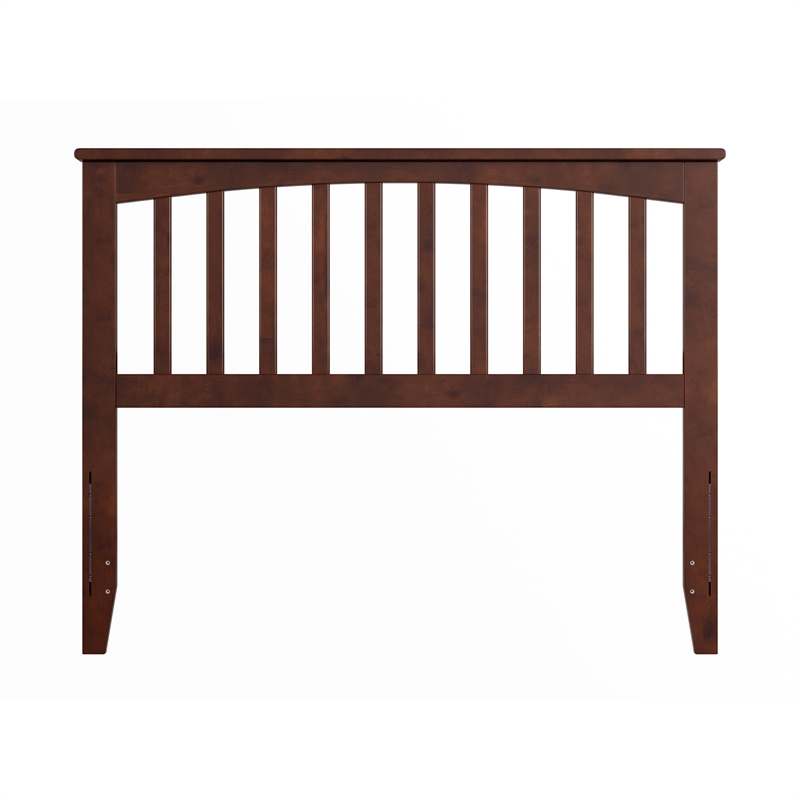 Mission Full Wood Headboard in Walnut