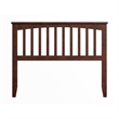 Mission Full Wood Headboard in Walnut