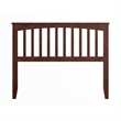 Mission Full Wood Headboard in Walnut