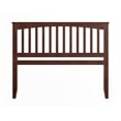 Mission Queen Wood Headboard in Walnut