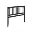 Mission King Wood Headboard in Espresso