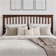 Mission King Wood Headboard in Walnut