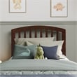 Richmond Twin Wood Headboard in Walnut