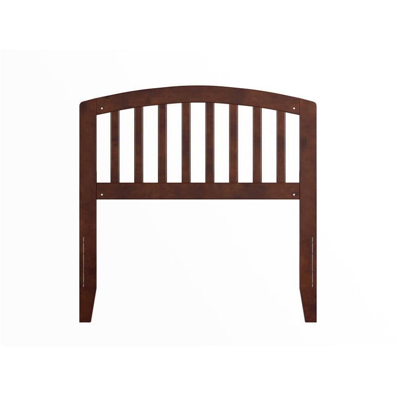 Richmond Twin Wood Headboard in Walnut