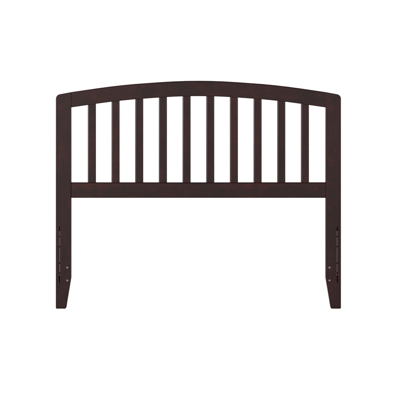 AFI Richmond Full Wood Headboard with USB Charging Station in Espresso