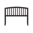 AFI Richmond Full Wood Headboard with USB Charging Station in Espresso