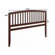 Richmond King Wood Headboard in Walnut
