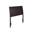 Portland Twin Sleigh Wood Headboard in Espresso