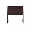 Portland Twin Sleigh Wood Headboard in Espresso