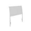 Portland Twin Sleigh Wood Headboard in White