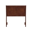 Portland Twin Sleigh Wood Headboard in Walnut