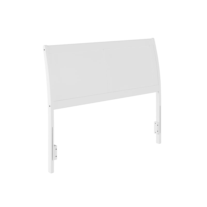 Portland Full Sleigh Wood Headboard in White
