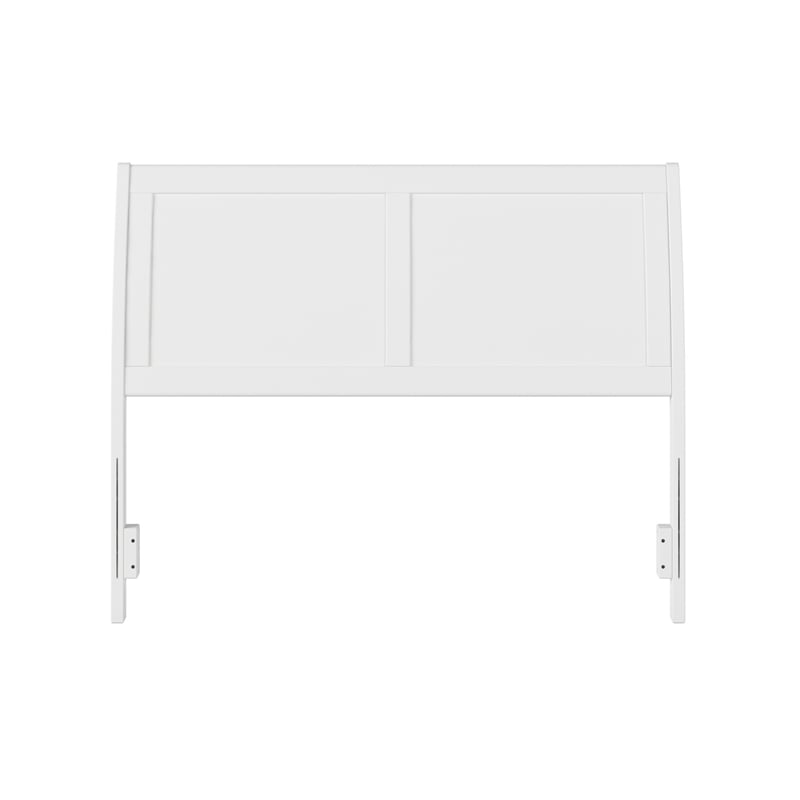 Portland Full Sleigh Wood Headboard in White