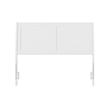 Portland Full Sleigh Wood Headboard in White