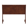 Portland Full Sleigh Wood Headboard in Walnut