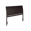 Portland Queen Sleigh Wood Headboard in Espresso