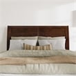 Portland Queen Sleigh Wood Headboard in Walnut
